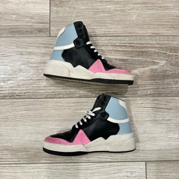 SAINT LAURENT High Top Tennis Shoes Size 7.5 - Picture 6 of 14